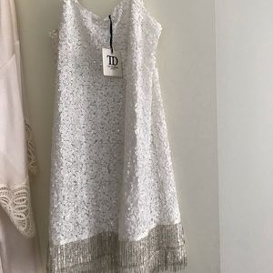 ✨SUPER GLAM white dress✨